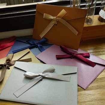 10 бр./лот Класически ретро хартиени пликове за вратовръзка от крафт за сватбена покана, подарък, плик, чанта за поздравителни картички