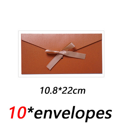 10 kom./lot Klasične retro papirnate omotnice za kravate na kraftu za pozivnice za vjenčanje Poklon omotnice Vrećica za čestitke