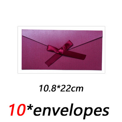 10 kom./lot Klasične retro papirnate omotnice za kravate na kraftu za pozivnice za vjenčanje Poklon omotnice Vrećica za čestitke