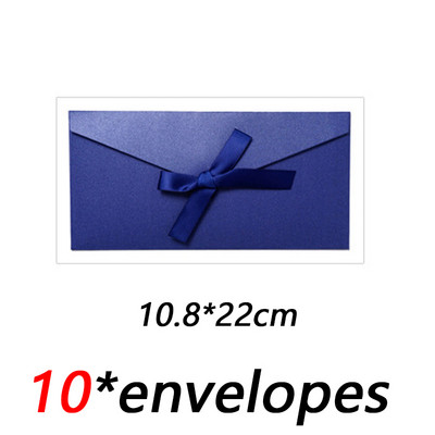 10 kom./lot Klasične retro papirnate omotnice za kravate na kraftu za pozivnice za vjenčanje Poklon omotnice Vrećica za čestitke