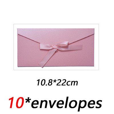 10 kom./lot Klasične retro papirnate omotnice za kravate na kraftu za pozivnice za vjenčanje Poklon omotnice Vrećica za čestitke