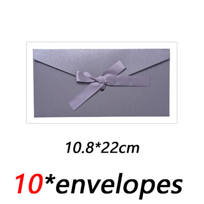 10 kom./lot Klasične retro papirnate omotnice za kravate na kraftu za pozivnice za vjenčanje Poklon omotnice Vrećica za čestitke