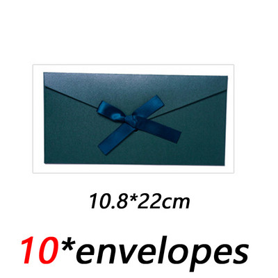 10 kom./lot Klasične retro papirnate omotnice za kravate na kraftu za pozivnice za vjenčanje Poklon omotnice Vrećica za čestitke