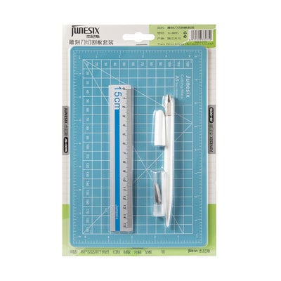 Nova 3 kom/set A5 podloga za rezanje Set noževa za rezbarenje za ručne diy trake s naljepnicama Jastučići za rezanje Alati za časopise Pribor za pisanje