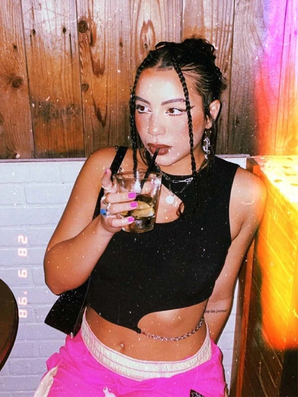 Grandininiai iškirpti šonkauliai, megzti, apkarpyti, viršutiniai moteriški vasariniai Y2K drabužiai High Street Grunge asimetriški kaklo drabužiai be rankovių