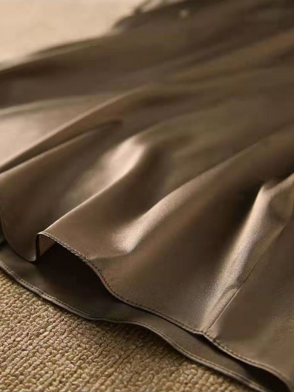 Siidist õhukesed lühikeste varrukatega t-püksid korea stiilis naiste suveriided Elegantsed mustad pruunid topid, lahtised vabaaja 4XL