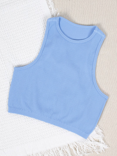 ATHVOTAR 10 culori Crop Top pentru femei, fără sudură, casual, de stradă