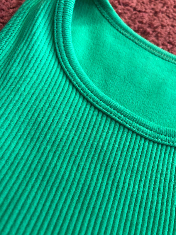 ATHVOTAR 10 culori Crop Top pentru femei, fără sudură, casual, de stradă