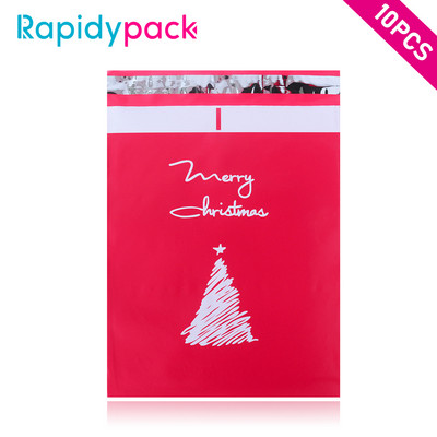 10PCS/Pakiranje 10x13 inča Šarene polietilenske poštarke Kreativni ispis Poliesterske poštarke Samozatvarajuće plastične ambalaže Poklon omotnice