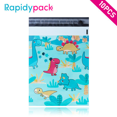 10PCS/Pakiranje 10x13 inča Šarene polietilenske poštarke Kreativni ispis Poliesterske poštarke Samozatvarajuće plastične ambalaže Poklon omotnice