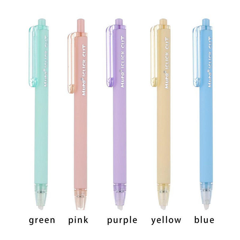 Cuțit creativ pentru tăietor de hârtie din ceramică Tip stilou Cont de mână Cuțit pentru tăietor de bandă de hârtie pentru bricolaj Instrumente de protecție a degetelor cu lamă din ceramică