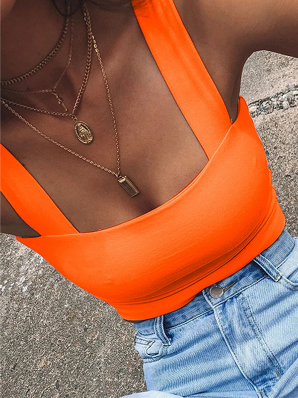 Crop crop de vară fără mâneci cu gât pătrat, alb, femei, negru, ocazional, tricou de bază, cu umăr dezactivat, sexy, fără spate