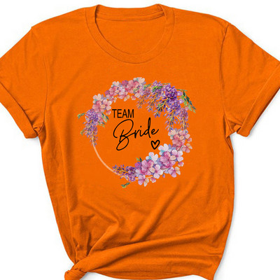 Team Bride Love Heart póló Esztétikus koszorúslány Bride Squad póló Női Ulzzang esküvői party felsők 1SS8