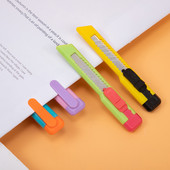 2 komada prijenosnog pomoćnog noža za rezanje pisama, otvarača za omotnice, poštanskog noža, školski uredski pribor