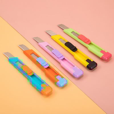 2 komada prijenosnog pomoćnog noža za rezanje pisama, otvarača za omotnice, poštanskog noža, školski uredski pribor