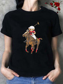 Καυτές εκπτώσεις Αστεία γυναικεία μπλουζάκια με πίντα με αρκουδάκι γκολφ Μόδα Καλοκαιρινή καθημερινή μπλούζα με κοντομάνικα μπλουζάκια Unisex Επώνυμα ανδρικά ρούχα