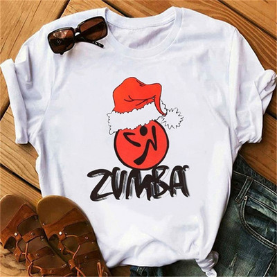 Tricou negru Zumba de modă Îmbrăcăminte pentru femei Fitness Dance Letter Tricou grafic Cămașă Sport Gimnastică Tricou pentru femei Topuri