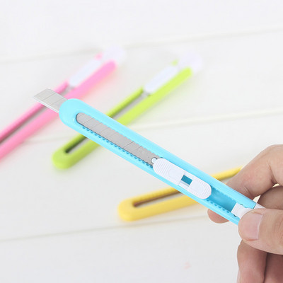 Yisuremia Kawaii Mini džepni umjetni nožić Cute Express Box Rezač papira za omatanje Studentski umjetnički pribor