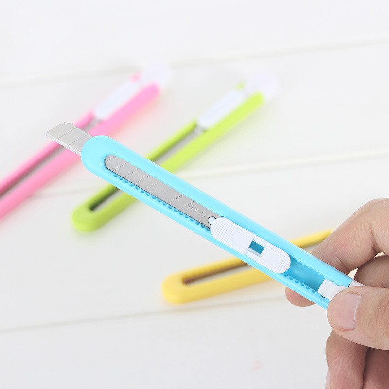 Yisuremia Kawaii Mini džepni umjetni nožić Cute Express Box Rezač papira za omatanje Studentski umjetnički pribor