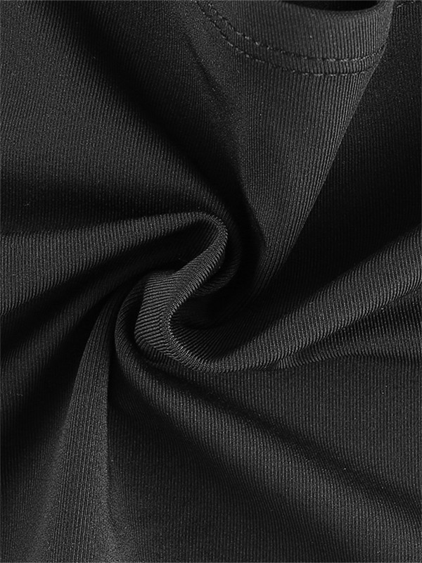 Fekete tömör kivágott Crop felső női karcsú szexi Rave Party Clubwear Cross Choker Y2K nyári felsők női camisole rózsaszín pólók