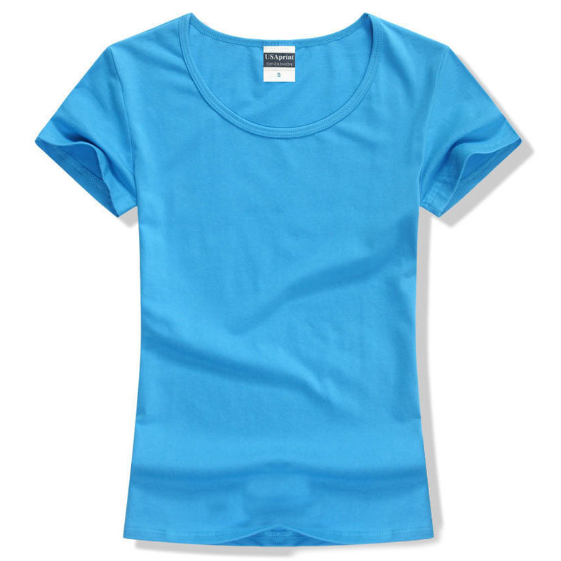 Majica kratkih rukava Ženska ležerna majica kratkih rukava Majica kratkih rukava Pamučne jednobojne majice s O-izrezom Ženske korejske modne majice Brend odjeće