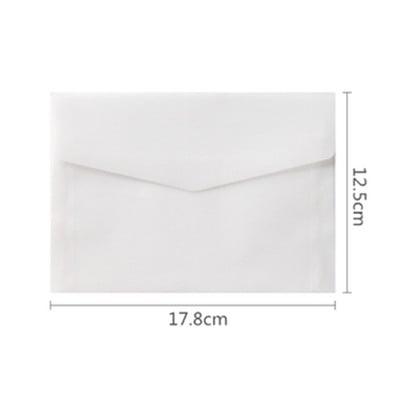 Papirnato pakiranje od 15 komada sumporne kiseline Pozivnica za vjenčanje Prozirna omotnica Vintage prazne prozirne omotnice