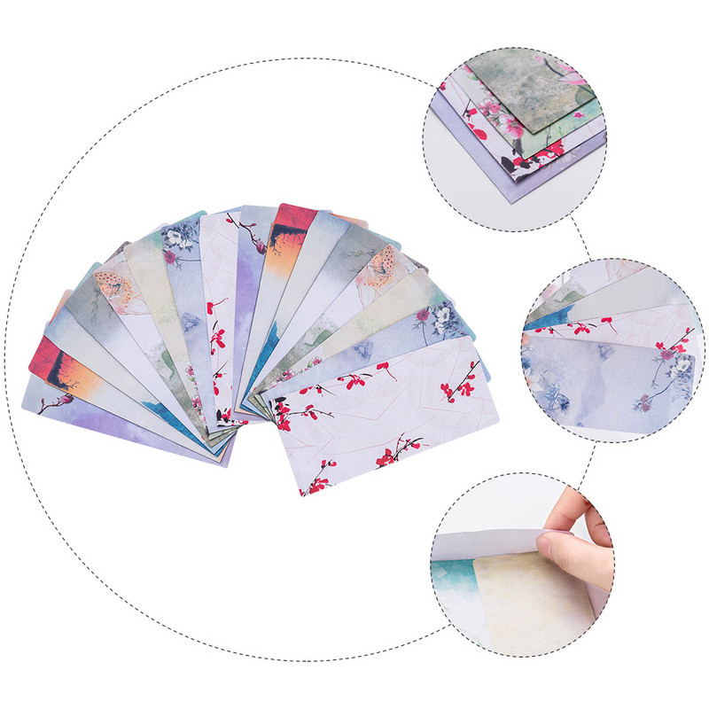 Omotnica Omotnica Pismo Cvjetna pozivnica Zahvaljujete Papir Romantični stil mape Tradicionalni proračunski organizator Ušteda novca