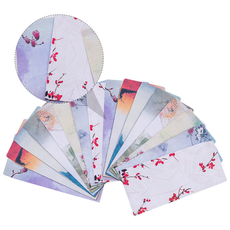 Omotnica Omotnica Pismo Cvjetna pozivnica Zahvaljujete Papir Romantični stil mape Tradicionalni proračunski organizator Ušteda novca