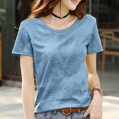 MRMT 2023 Potpuno nova ženska majica kratkih rukava od čistog pamuka Ženske ženske majice širokih prozračnih ženskih majica kratkih rukava Ležerne majice kratkih rukava