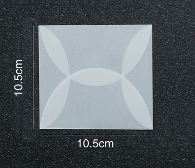 10 vnt./stal. Žiedlapiai Vokas sulfatinis popierius Vintažiniai laiškų vokai permatomas popierius vokas tuščias mažas, skirtas vestuviniam kvietimui