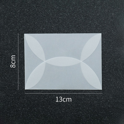 10 vnt./stal. Žiedlapiai Vokas sulfatinis popierius Vintažiniai laiškų vokai permatomas popierius vokas tuščias mažas, skirtas vestuviniam kvietimui