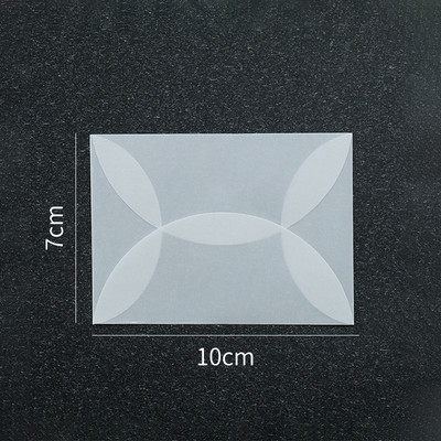 10 vnt./stal. Žiedlapiai Vokas sulfatinis popierius Vintažiniai laiškų vokai permatomas popierius vokas tuščias mažas, skirtas vestuviniam kvietimui