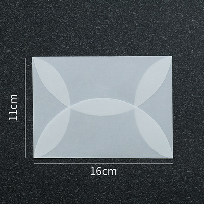 10 vnt./stal. Žiedlapiai Vokas sulfatinis popierius Vintažiniai laiškų vokai permatomas popierius vokas tuščias mažas, skirtas vestuviniam kvietimui