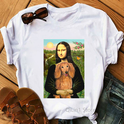 I Love My Dachshund Graphic Tees Ženska smiješna bijela majica kratkih rukava Ženska majica kratkih rukava Ženska majica Dog Lover Rođendanski poklon Vintage