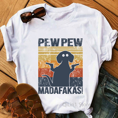 I Love My Dachshund Graphic Tees Ženska smiješna bijela majica kratkih rukava Ženska majica kratkih rukava Ženska majica Dog Lover Rođendanski poklon Vintage