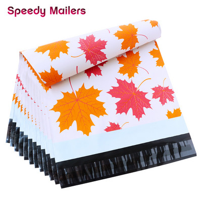 10 KOM 10x13'' Poliester s uzorkom ruža bez podstavljenih omotnica Samozavarene poštanske torbe Omotnice Kuverte za otpremu