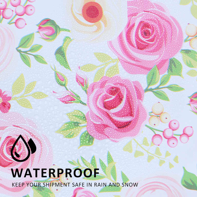 10 KOM 10x13'' Poliester s uzorkom ruža bez podstavljenih omotnica Samozavarene poštanske torbe Omotnice Kuverte za otpremu