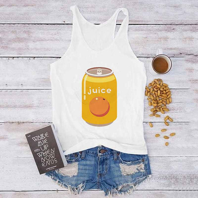 Topuri sexy de vară, Harajuku, fără mâneci, camisole, maiuri, vestă, pene, imprimeu, ocazional, tricou pentru femei, anilor '90