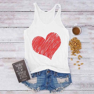 Topuri sexy de vară, Harajuku, fără mâneci, camisole, maiuri, vestă, pene, imprimeu, ocazional, tricou pentru femei, anilor '90