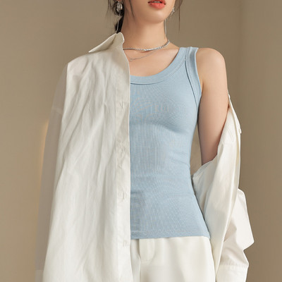 Sexy Tank Top Crop Topuri cu Halter Cu nervuri Femei Vară Camis Camoș fără spate Moda Casual Tub Femeie Vestă decupată fără mâneci