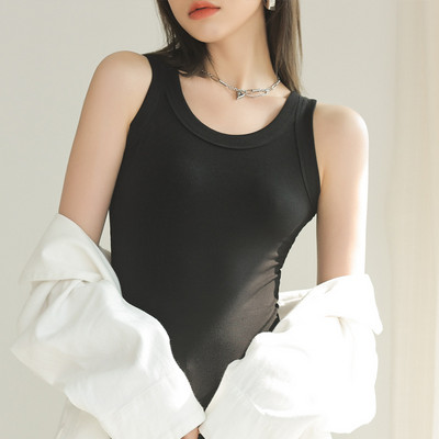 Sexy Tank Top Crop Topuri cu Halter Cu nervuri Femei Vară Camis Camoș fără spate Moda Casual Tub Femeie Vestă decupată fără mâneci