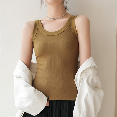 Sexy Tank Top Crop Topuri cu Halter Cu nervuri Femei Vară Camis Camoș fără spate Moda Casual Tub Femeie Vestă decupată fără mâneci