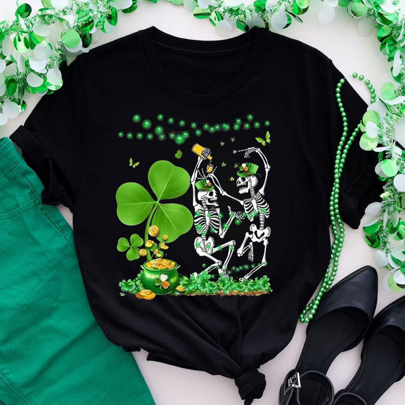 Šv. Patriko diena Žalia spauda Moteriški marškinėliai trumpomis rankovėmis O kaklu Laisvi moteriški marškinėliai Moteriški marškinėliai Viršutiniai drabužiai Camisetas Mujer