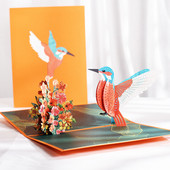 MOHAMM 1 PC Stereo kreativna omotnica za čestitke Set papira za rođendan Dan zahvalnosti Blagdanski darovi Sve prilike