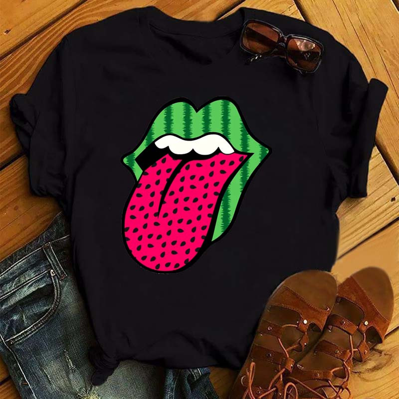 Maycaur Uus naiste T-särk Moodne ananassiga trükitud tops Naiste lühikeste varrukatega O-kaelusega T-särk Naiste suvised armsad särgid