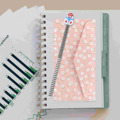 Φάκελος προϋπολογισμού μετρητών Φύλλο με χαλαρά φύλλα DIY Money Binder Κάρτες εγγραφής Business Budgeting