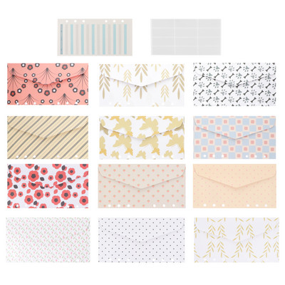 Φάκελος προϋπολογισμού μετρητών Φύλλο με χαλαρά φύλλα DIY Money Binder Κάρτες εγγραφής Business Budgeting