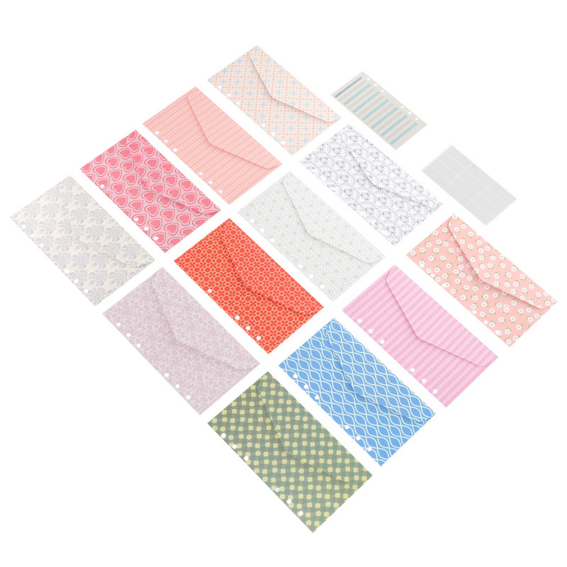 Φάκελος προϋπολογισμού μετρητών Φύλλο με χαλαρά φύλλα DIY Money Binder Κάρτες εγγραφής Business Budgeting