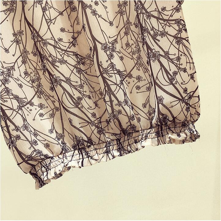 Ljeto 2020. Ženska šifonska bluza Košulja Ženske elegantne bluze Raznolike bluze Ženske bluze s Peter Pan kragnom Uredske dame