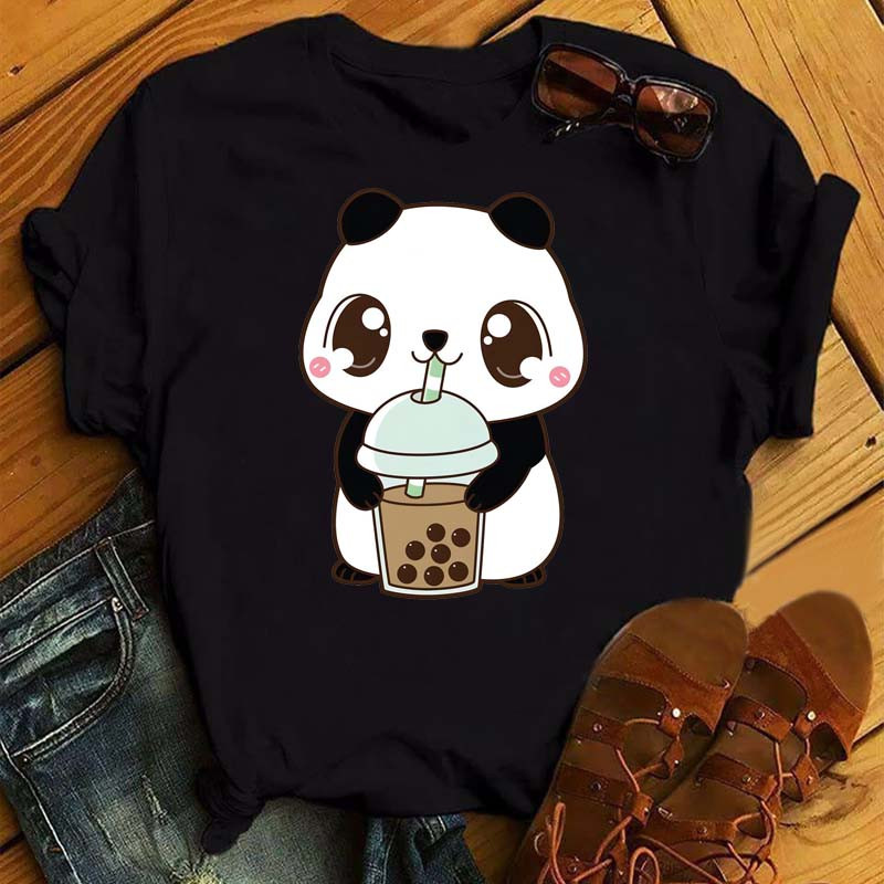 Maycaur Harajuku Kawaii Ulzzang Pieno arbata marginti marškinėliai Moteriški 90-ųjų mada Mieli marškinėliai su grafiniais margintais marškinėliais marškinėliai.